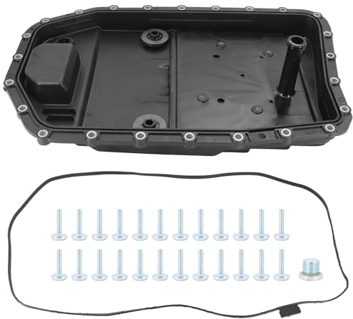 Dokili Ölwanne Auffangwanne mit Schraube 24117536387 Oil Pan Kompatibel für 3er 5er 6er 7er X3 X5 Z4 Auto Motor Ölwanne Ersatz 24152333907, Passt nür für Getriebenummer ZF6HP19