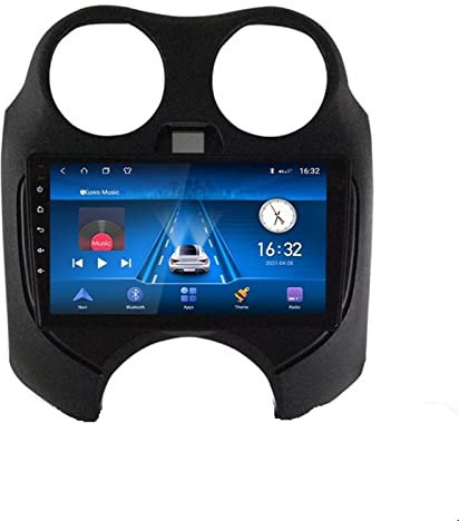 Wivplex Autoradio 2 Din No Dvd Auto Video GPS Stereo WiFi 4G 64G Android 10 Lettore multimediale for auto Adatto, for NISSAN, marzo 2010-2017 Lettore multimediale radiofonico(2GB 32GB WIFI 4G DSP)