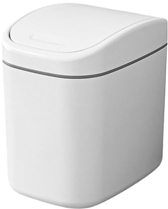 Desktop Trash Canlid - Desktop Trash Bin with Lid | Small Multi-Functional Desk Trash Can, Garbage Can Dustbin, Table Wastebasket Trash Can Dispenser for Bathroom Vanity, Coffee Table, Home, Car