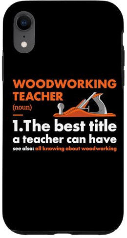 Coque pour iPhone XR Définition du professeur du bois