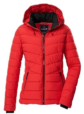 G.I.G.A. DX Donna Giacca trapuntata/funzionale in piuma d'oca con cappuccio senza zip GW 32 WMN QLTD JCKT, modern red, 46, 43537-000