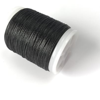 KURUGEILI Tiro con l'arco Durevole Nylon Bow String Serving Filo 131 yard/120 m Nero