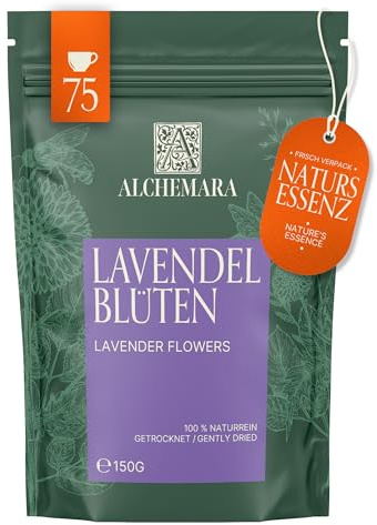 Té de Flores de Lavanda Alchemara 150g – Un Sorbo de Tranquilidad, Un Aliento de Campos en Flor