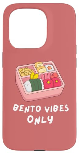 Bento Vibes Only, amateur de boîtes à bento kawaii, cuisine japonaise Coque pour iPhone 15 Pro