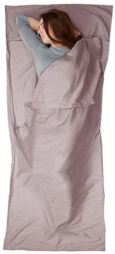 Hüttenschlafsack Ultraleicht Reiseschlafsack Mikrofaser Schlafsack Liner Ultraleicht Schlafsack Mit Reißverschluss Zum Wandern Rucksackreisen Innenschlafsack Für Backpacking, Hostels, Hütten Camping
