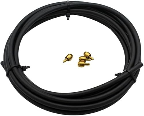 3 Meter Hydraulic Brake Hose Kit for Hayes Stroker Dominion For Prime For A2 For A4 Comp Pro, Rubber Replacement LINEs Tube with Oil Needles for MTB Cycling, Black Lovely and professional