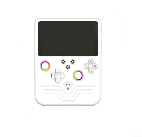 R60MAX Console di gioco portatile retrò, schermo HD IPS da 5,0 pollici, oltre 20000 giochi, per lettore portatile con sistema Linux, 2026 nuovo (bianco)