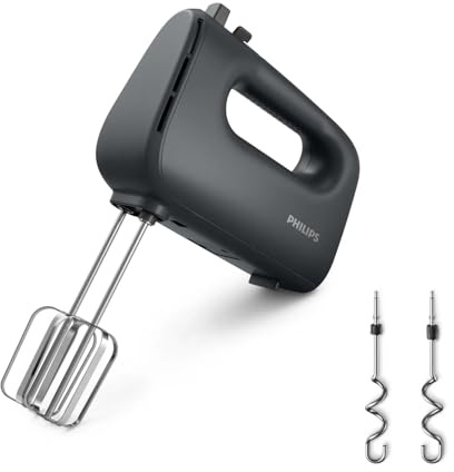 Sbattitore Elettrico Mixer Potenza 400W Velocità Variabile + Turbo colore Nero serie 5000 - HR3739/00