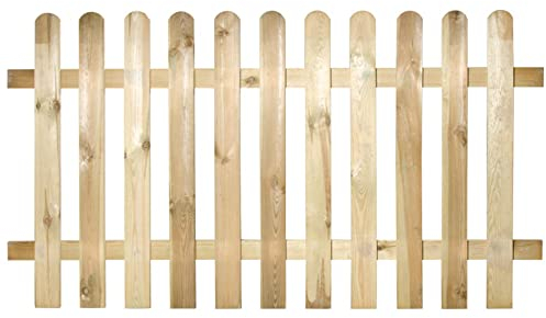 VERDELOOK Maremma, Staccionata autoclavata 180x90 cm, per Recinzione Giardino