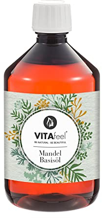 MeaVita Huile d'Amande Huile de Base 100% Pure 500 ml 60445