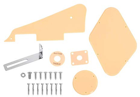 Gitarren-Schutz Set, Pickguard Befestigung & Hohlraum Abdeckung Komplettset für E-Gitarren, Verhindert Kratzer und Verschleiß für(,Jazz,Stage,Studio)