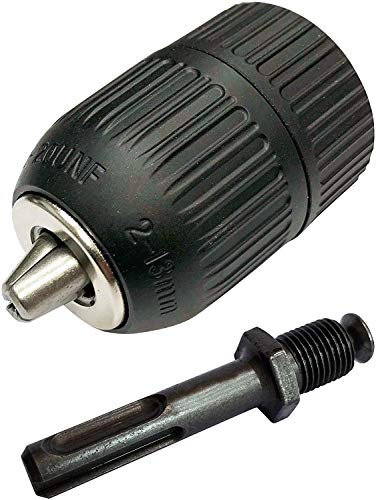 Mandrino automatico 2 13 mm sds plus per trapano avvitatore 1/2 pollice + Adattatore SDS PLUS. Filettatura M12