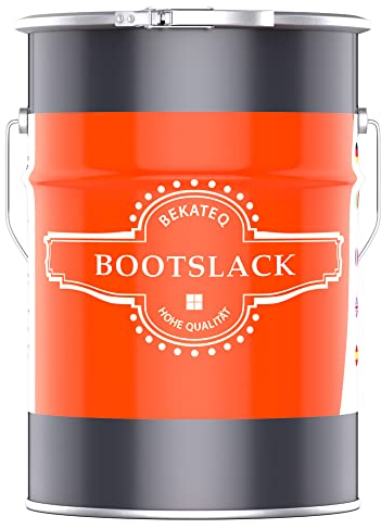 BEKATEQ BE-400 Premium Bootslack farblos glänzend, 10 Liter I Klarlack für Holz, Schiffe, Möbel I hochbelastbarer & wetterbeständiger Parkettlack, Treppenlack, Yachtlack I für innen & außen