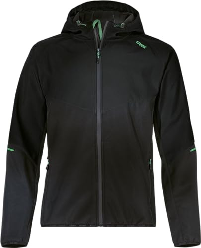 Uvex Hardhöhe Functional Jacket - Softshelljacka med justerbar huva - Svart - XXL