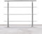 Tubiaz Garde-corps avec main courante, en acier inoxydable, avec 3 traverses, pour balcon, escaliers, intérieurs et extérieurs, 160 cm
