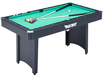 MUWO Winner Billardtisch 153x84x79 cm (Grün)