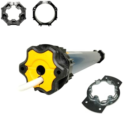 Rolladenmotor Oximo 50 io 6/17 Funk Rohrantrieb Smart Home Funk Rollladenmotor + 3m Anschlusskabel + Universal Motorlager BK