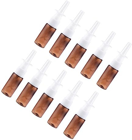 Housoutil 45piezas Botellas De Spray Reutilizables De Fino Frascos Vacíos Para Color Marrón