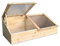 Serre froide en bois naturel