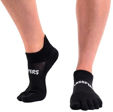 Creepers Anti-Blister Merino Wool Toe Socks – No Show Ankle | Running & Hiking, Unisex