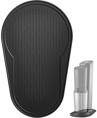 Aissom Exklusives Silikonmatte kompatibel mit SodaStream Crystal3.0, perfektes Abtropfmatte Silikon, rutschfest, Stabil, Tropfmatte, Zubehör für Sodastream (Für Crystal 3.0)