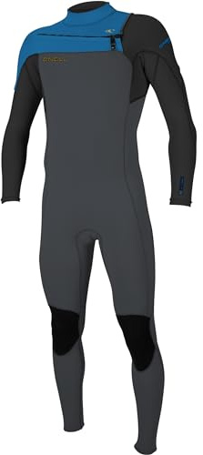 ONeill Traje de Neopreno para Hombre Hammer con Cremallera en el Pecho de 3/2 mm, Grafito Negro océano, Transpirable, Cuello Doble supersellado