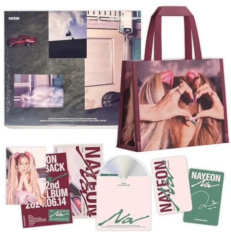 NAYEON - 2nd Mini album [NA] (Limited Edition A to Z Ver.) Tarpaulin bag + Newspaper + CD-R + Envelope + Postcard + Guarantee Card + Holder + Flyer + Photocard + Out Box + 2 Extra Photocards