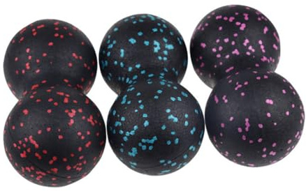 ORFOFE Erdnuss Massageball 3 Stück aus Epp Tragbar zur Muskelentspannung für Schulter Nacken und Rückenmassagegerät Yoga und Fitness