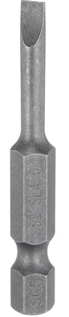 QUARKZMAN Embouts de Tournevis Plats Magnétiques Sl4 en Acier S2 de 4 mm Embout de Tournevis à Tête Plate 1/4 Tige Hexagonale Embouts de Tournevis de Qualité Industrielle de 2 de Long