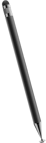 Stylo pour écran tactile Disc – Stylet en silicone sensible à double tête pour une utilisation précise de l'écran tactile | Stylo d'écriture d'écran polyvalent pour le travail, les études, le divertis