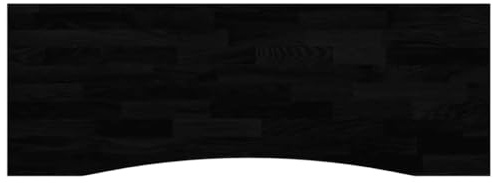 vidaXL Dessus de Bureau Marron foncé Bois chêne Massif rectangulaire, Plan de Travail de Cuisine, Plan de Travail de Remplacement de Cuisine, Dessus de Bureau en Bois