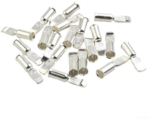 Entgoinggo Lot de 20 bornes de câble en cuivre 50 A, terminaison de câble 50 A, 6-12 AWG pour Anderson