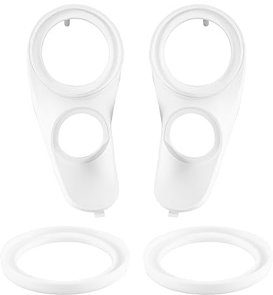 melairo Guarnizione per Staffa per Tweeter Un Colonna da 1 Paio per Altoparlante Audio per Auto Stile per Rondelle di Plastica da 2 Pollici e 3,5 Pollici da 3,8 Pollici