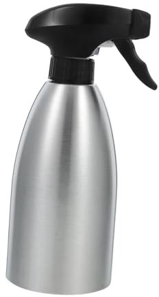 BEBEMOKO Stainless Steel Watering Bottle Spray Can for Gardening Outdoor Patio Handheld Pressurized Sprayer Nozzle for Bbq Cooking