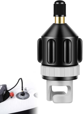 xianshi Sup Zubehör,Sup Adapter für Kompressor,Board Paddle Paddle Pumpe Stand Up,Schlauchboot Autoventil Pumpenadapter,Aufblasbarer Luftpumpenadapterset,Sup-Pumpenadapter Paddle-Board-Inflator