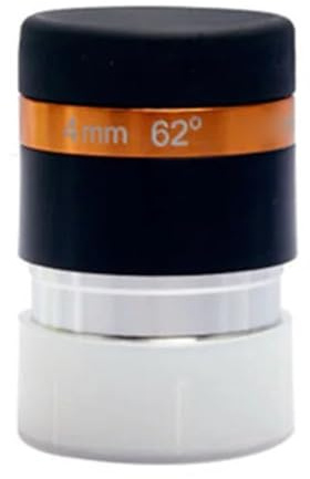 Teleskop 62 Grad asphärisches hochauflösendes Okular 4 mm 10 mm 23 mm beschichtet for 1,25 Zoll Astronomie-Teleskop(1.25 inches 4mm)
