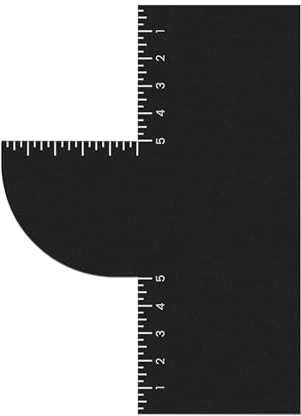 Papel - 5.91x4.33x0.39 Pulgadas De Mejora Del Fabricante, Fabricante De Modelado De Línea, Borde De Spray De Color Reutilizable, Herramienta De Modelado Con Indicadores De Misur