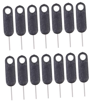 SOIMISS 15pcs Sim Tray Ejector Pins for Mobile Phones Aluminum Alloy Sim Remove Tools Universal Pin Removers for Smartphone Maintenance and Repair
