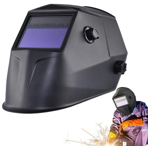 Rechory Welding Hood Auto Darkening - Face Shield - Welder Hood Masque - for Mig Grinding Cutting Industrial Construction Automotive Metal Fabrication Repair Shops
