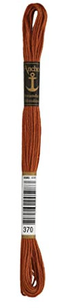 Anchor Sticktwist, 4635000-00370, Farbe:370, Stickgarne
