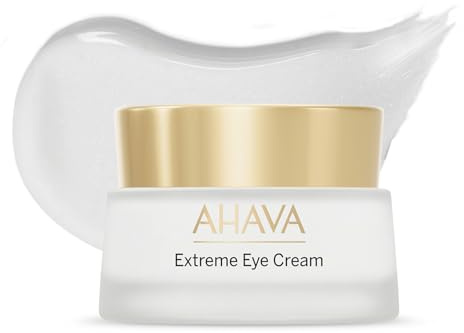 AHAVA Extreme Firming Eye Cream - Firms, Hydrates, Smoothes & Reduce Wrinkles of Eye Area, Enriched with Extreme Complex, Exclusive Dead Sea Osmoter, Peptides, Hyaluronic Acid & Shea Butter, 0.5 Fl.Oz
