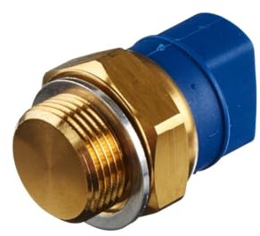 HELLA 6ZT 007 801-011 Temperaturschalter, Kühlerlüfter - 12V - 2-polig | Kompatibel mit: AUDI 100 C3 Avant, 100 C3 Stufenheck, 200 C3 Avant, 200 C3 Stufenheck, 80 B2 Stufenheck, 80 B3 Stufenheck