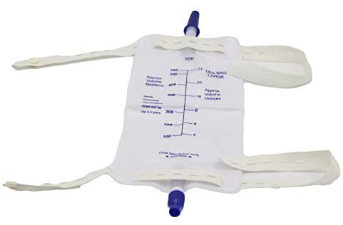 TOPMED ETS Urinalbeutel für Männer (750 ml), 5 Stück, Weiß, PVC
