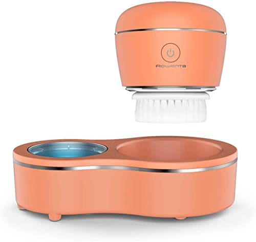 Rowenta LV4010 Spazzola Viso Anti-Imperfezioni, Riduce le Impurità, Spazzola Pulizia Viso Elettrica per Pelle Morbida e Vellutata, Routine Skincare da 1 Minuto, Rimuove il Make-Up, Spazzola in Nylon
