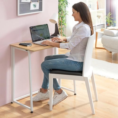 InnovaGoods® Escritorio Plegable Portátil, Mesa Escritorio Plegable se Adapta fácilmente a Diversos Espacios, Mesa Plegable Escritorio Ideal para teletrabajo, no Requiere Montaje. 80 x 75 x 45 cm