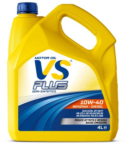 AREXONS VS PLUS 10W-40 Lubrificante Semi Sintetico Motore Diesel e Benzina 4L