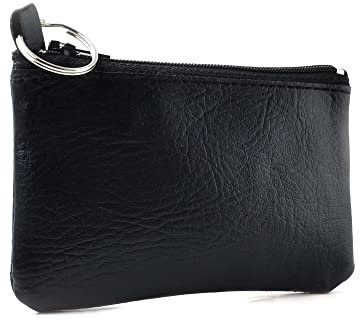 BDM Portafoglio da uomo piccolo, porta carte da borsetta con cerniera, diversi colori, originale e causale, ragazzo.
