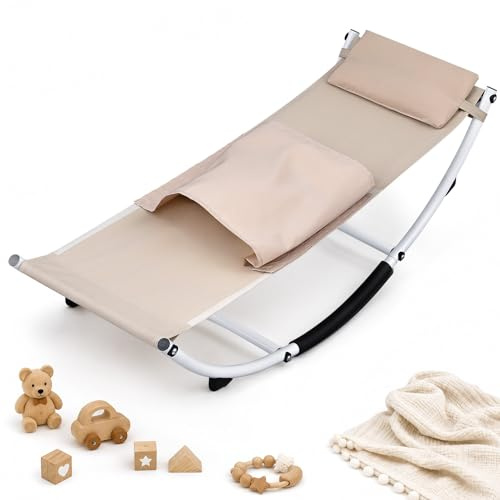 Yousoontic Mecedora sensorial para niños, con Almohada y Manta, Silla de Descanso para niños con TDAH y Autismo, sillas reclinables para Interiores y Exteriores