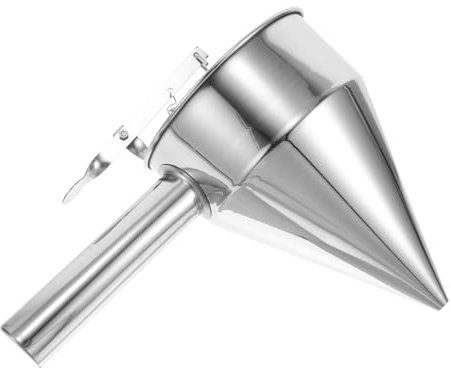 Yardwe Detachable Outdoor Camping Funnel Strainer for Pancake Maker Donut Dispenser Confectionery Funnel