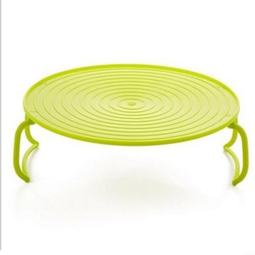 Grille à micro-ondes peu encombrante avec caractéristiques faciles à nettoyer, parfaite pour la cuisson et le rangement en couches (C)
